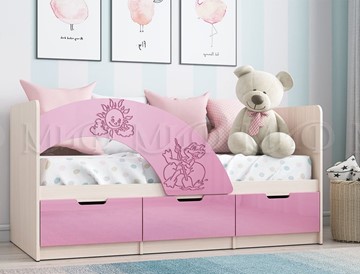 Кровать детская Юниор-3, Розовый металлик в Хабаровске