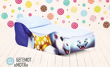 Детская кровать-зверёнок Бегемот-Мотя в Комсомольске-на-Амуре