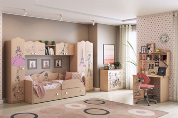 Детская комната для девочки Амели в Хабаровске