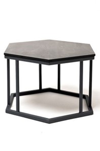 Интерьерный стол Женева  цвет серый гранит Артикул: RC658-50-50-4sis в Комсомольске-на-Амуре