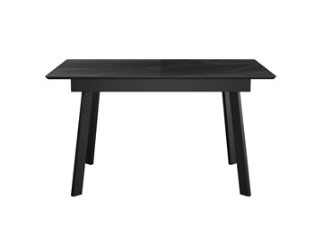 Раскладной стол DikLine SKH125 Керамика Черный мрамор/подстолье черное/опоры черные (2 уп.) в Хабаровске