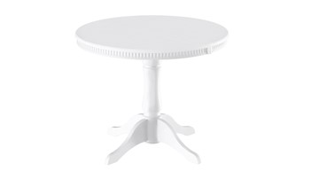 Круглый стол на кухню Орландо Т1, цвет Белый матовый (Б-111.02.1) в Комсомольске-на-Амуре