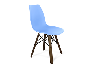 Обеденный стул SHT-ST29/S70 (голубой pan 278/темный орех/черный) в Хабаровске