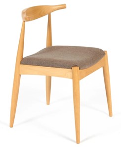 Кухонный стул BULL бук/ткань 54,5x54x75 Натуральный арт.19586 в Комсомольске-на-Амуре