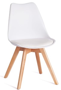 Обеденный стул TULIP (mod. 73-1) 47,5х55х80 белый арт.20220 в Хабаровске