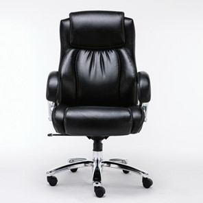 Офисное кресло Brabix Premium Status HD-003 (рециклированная кожа, хром, черное) 531821 в Хабаровске
