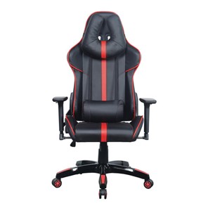 Кресло компьютерное Brabix GT Carbon GM-120 (две подушки, экокожа, черное/красное) 531931 в Хабаровске