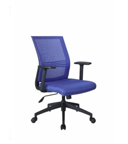Кресло компьютерное Riva Chair 668, Цвет синий в Комсомольске-на-Амуре