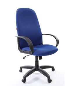 Кресло компьютерное CHAIRMAN 279 TW 10, цвет синий в Хабаровске