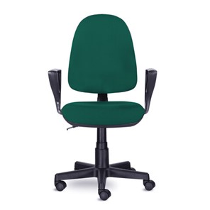 Компьютерное кресло Brabix Prestige Ergo MG-311 (регулируемая эргономичная спинка, ткань,черно-зеленое) 532421 в Хабаровске
