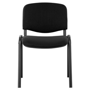 Офисный стул Brabix Iso CF-005 (черный каркас, ткань черная) 531971 в Комсомольске-на-Амуре