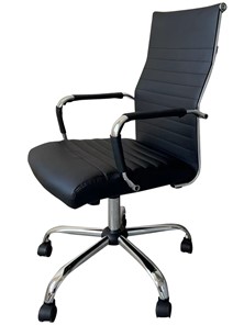 Кресло офисное C039D черный в Хабаровске