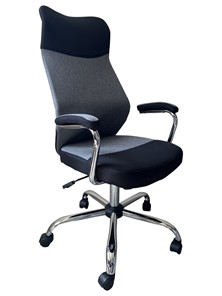 Кресло компьютерное C168 черный/серый в Хабаровске
