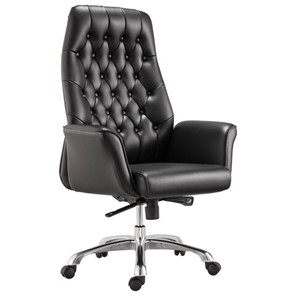 Офисное кресло BRABIX PREMIUM "Legacy EX-750", синхромеханизм, алюминий, экокожа, черное, 532492 в Комсомольске-на-Амуре