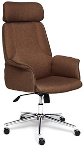 Кресло компьютерное CHARM ткань, коричневый/коричневый , F25/ЗМ7-147 арт.13340 в Хабаровске