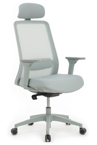 Кресло офисное Design WORK W-218C, Голубой в Хабаровске