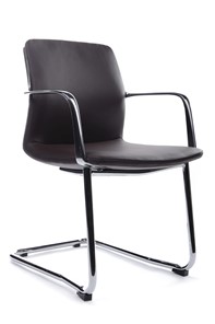 Кресло офисное Plaza-SF (FK004-С11), темно-коричневый в Хабаровске