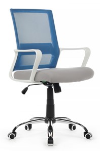 Кресло офисное RCH 1029MW, серый/синий в Хабаровске