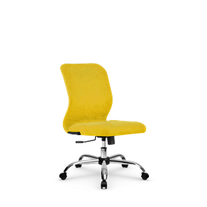 Кресло компьютерное SU-Mr-4/подл.000/осн.003 желтый в Хабаровске