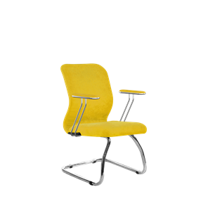 Кресло компьютерное SU-Mr-4/подл.078/осн.007 желтый в Хабаровске