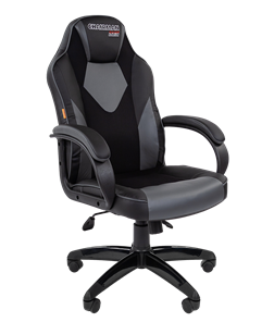 Кресло компьютерное CHAIRMAN GAME 17, цвет черный / серый в Хабаровске