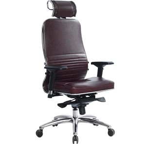 Кресло офисное Samurai KL-3.04, темно-бордовый в Хабаровске