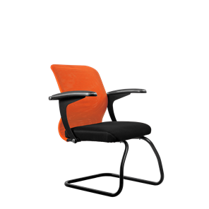 Офисный стул SU-M-4/подл.160/осн.008, Оранжевый/Черный в Хабаровске