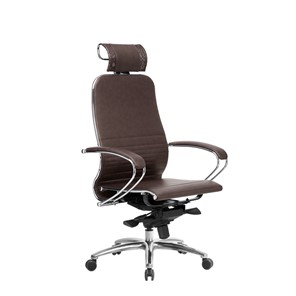 Кресло офисное Samurai K-2.04 темно-коричневый в Хабаровске