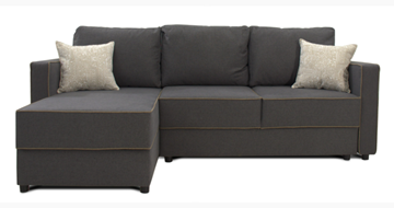 Угловой диван Jordan (Uno grey+Atrium01+Uno cottun) в Хабаровске