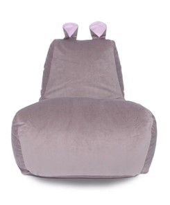 Кресло-мешок Бегемот кофе/розовый в Хабаровске