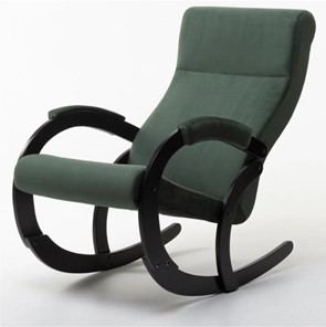 Кресло-качалка Корсика, ткань Amigo Green 34-Т-AG в Комсомольске-на-Амуре