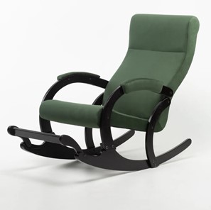 Кресло-качалка в гостиную Марсель, ткань Amigo Green 33-Т-AG в Хабаровске