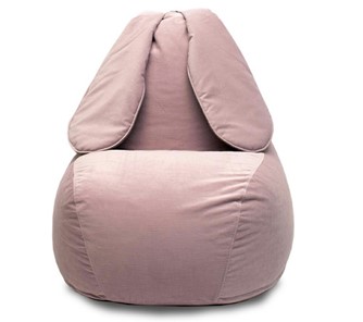Кресло-мешок Зайка (длинные уши), розовый в Хабаровске