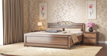 Кровать СВ-Стиль Жасмин 140*200 с основанием в Комсомольске-на-Амуре