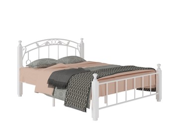 Спальная кровать Гарда 5, 160х200, белая в Комсомольске-на-Амуре