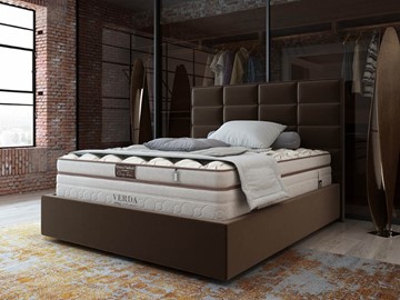 Кровать Chocolate Compact/Island M 160х200, Микровелюр (Manhattan Лесной каштан) в Хабаровске