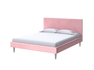 Кровать в спальню Claro 160х200, Велюр (Casa Жемчужно-розовый) в Хабаровске