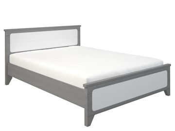 Двуспальная кровать Боринское Соня 1400, Серый/Белый в Хабаровске