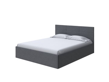 Кровать 2-спальная Vector Plus 180х200, Рогожка (Savana Grey (серый)) в Хабаровске