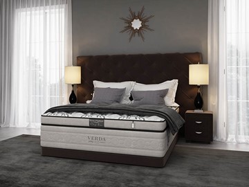 Кровать двуспальная Style/Basement 160х200, Флок (Велсофт Спелая слива) в Хабаровске