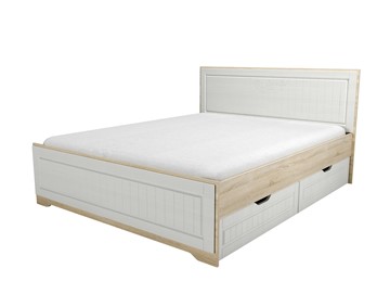 Двуспальная кровать с ящиками НМ 040.34 Оливия Дуб Сонома в Хабаровске
