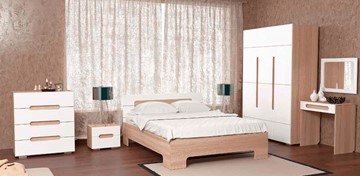 Модульная спальня Версаль Некст, цвет дуб сонома/белый в Хабаровске