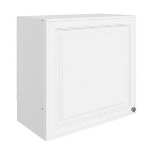 Шкаф кухонный Мишель под вытяжку L600 H566 (1 дв. гл.) эмаль (белый/белый) в Комсомольске-на-Амуре