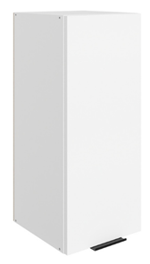 Шкаф настенный Стоун L300 Н720 (1 дв. гл.) (белый/джелато софттач) в Комсомольске-на-Амуре