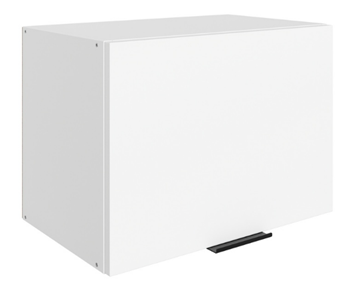 Настенный шкаф Стоун L500 Н360 (1 дв. гл.) (белый/джелато софттач) в Комсомольске-на-Амуре