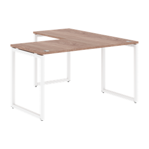 Письменный стол угловой левый XTEN-Q Дуб-сонома- белый XQCT 1415 (L) (1400х1500х750) в Комсомольске-на-Амуре