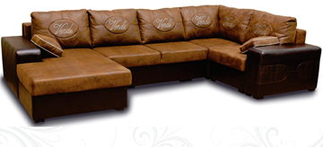 П-образный диван Плаза 405х210 в Комсомольске-на-Амуре