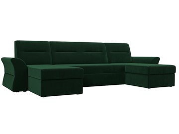 П-образный диван Клайд, Зеленый (Велюр) в Хабаровске
