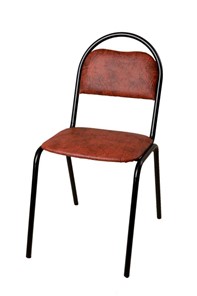 Офисный стул Стандарт СРП-033 Эмаль коричневый кожзам в Хабаровске