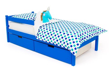 Детская кровать Skogen classic синяя в Хабаровске